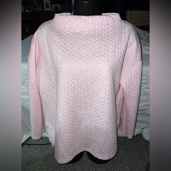 T By Tablots Boat Neck Sparkle Quilted Top - Picture 1 of 9